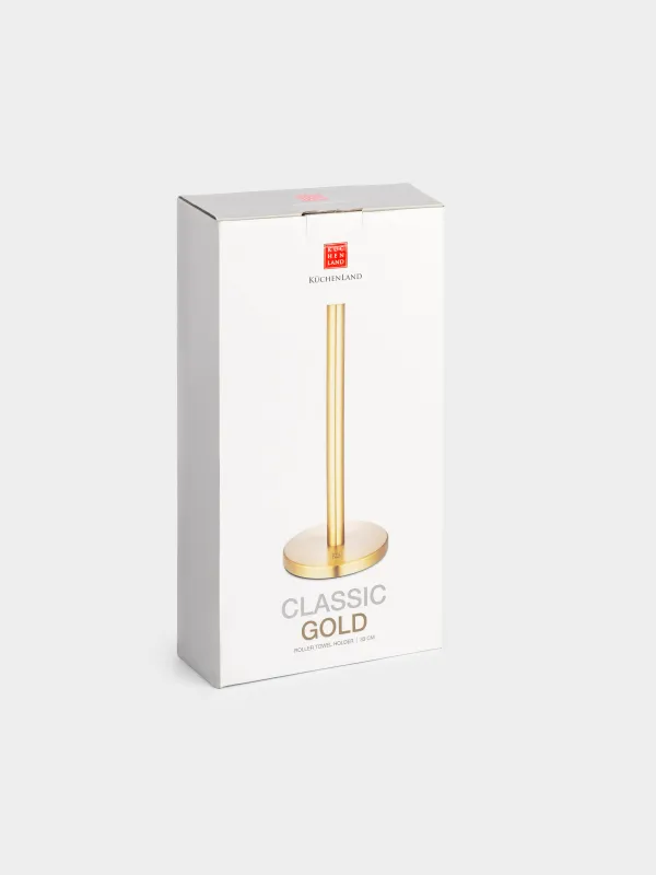 Paper towel holder, 33 cm, steel, gold, Classic gold, image-1