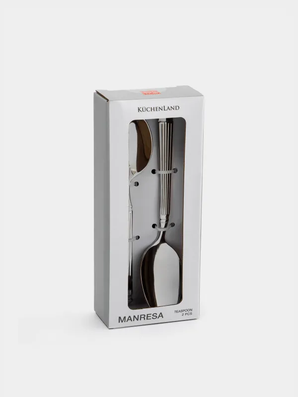 Tea spoon, 2 pcs, steel, Strips, Manresa, image-4