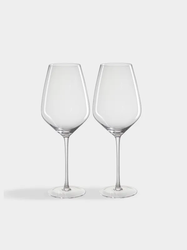 Drinking glass, 720 ml, 2 pcs, glass, Angel tear, image-0