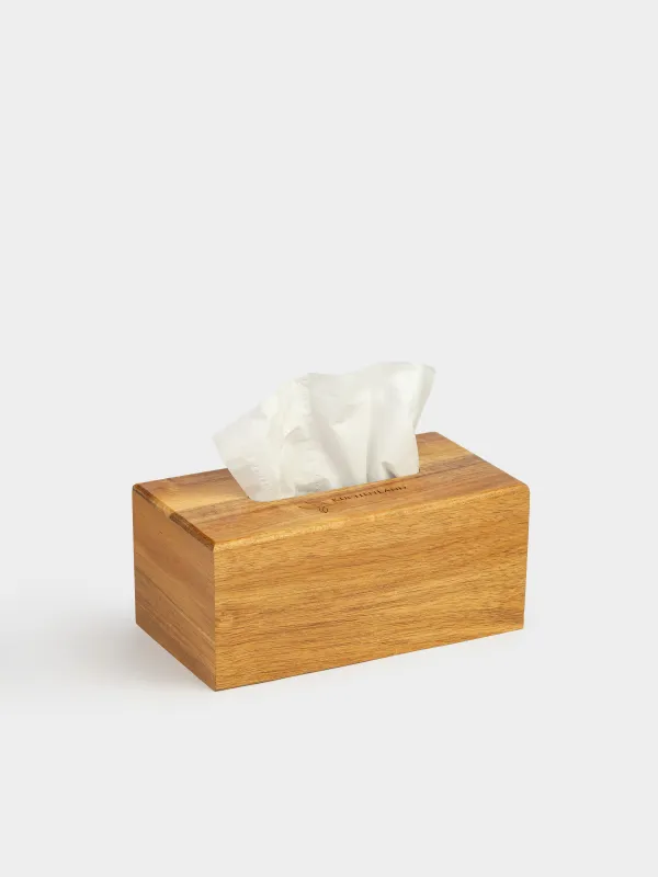 Paper napkin box, 24x12 cm, wood, Eco home, image-5