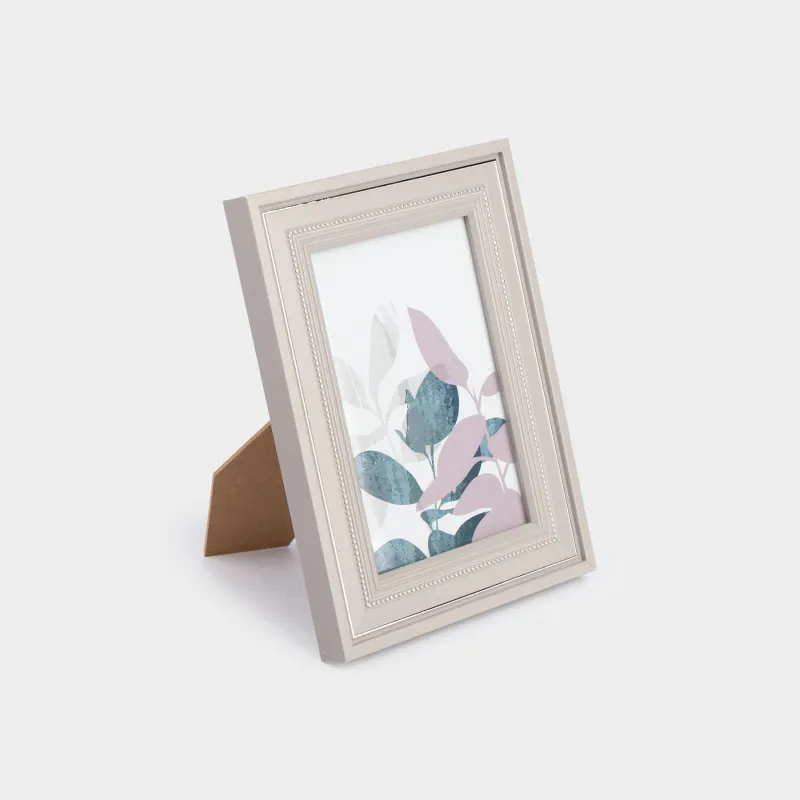 Photo frame, 15х20 cm, plastic / glass, gray, Image
