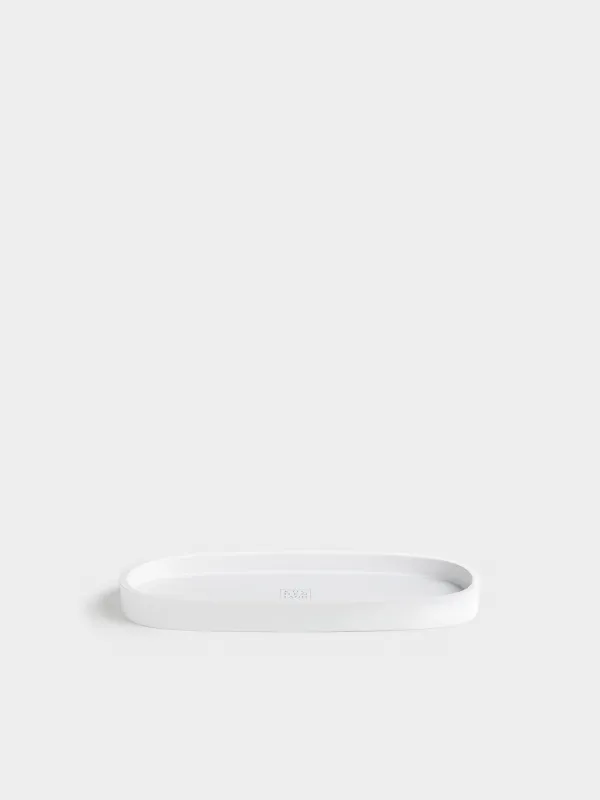 Bath tray, 23x10 cm, polyresin, white, Vesta, image-1