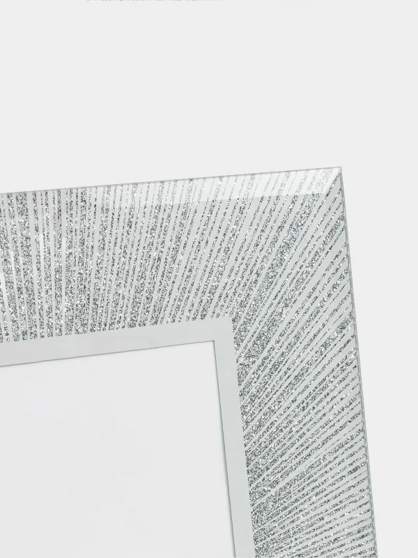 Photo frame, 17x22 cm, glass, Silver stripes, Actress, image-3