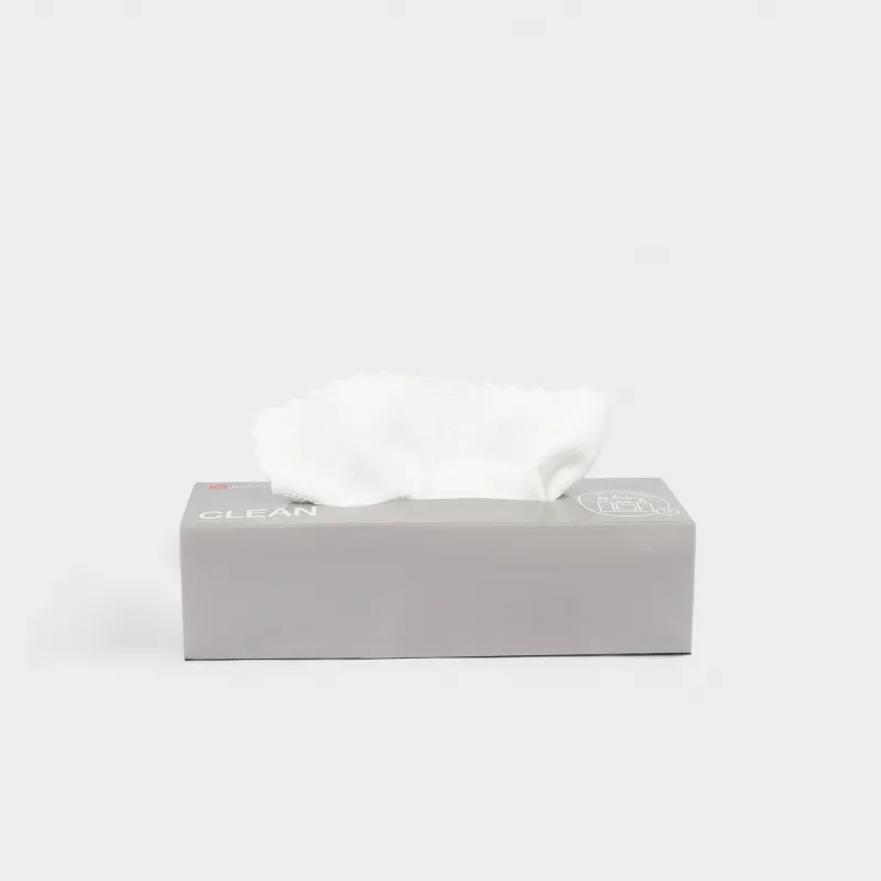Kitchen cloth, 22x22 cm, 12 pcs, microfiber, white, Clean