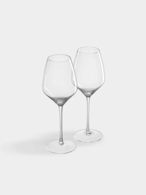 Drinking glass, 500 ml, 2 pcs, glass, Angel tear, image-1