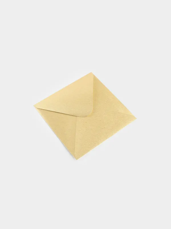 Gift envelope, 15 cm, paper, square, golden, Congrats, image-3