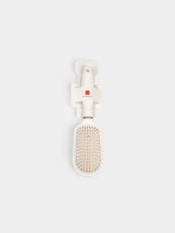 Hair massage comb, 23 cm, plastic / rubber, beige, Alini, image-4