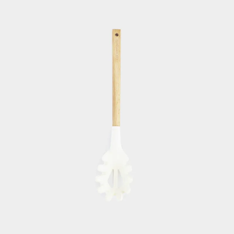 Spaghetti spoon, 32 cm, silicone / wood, beige, Provence