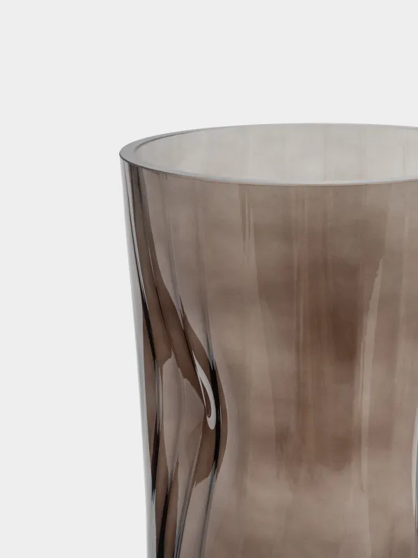 Flower vase, 25 cm, glass, color, Brinicle, image-2
