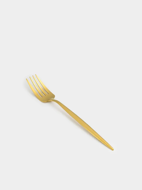 Tableware, 6 persons, 24 items, steel, golden, Istanbul, image-2