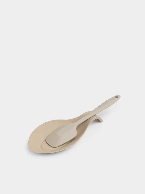 Spoon stand, 20 cm, silicone, beige, Benefit, image-1