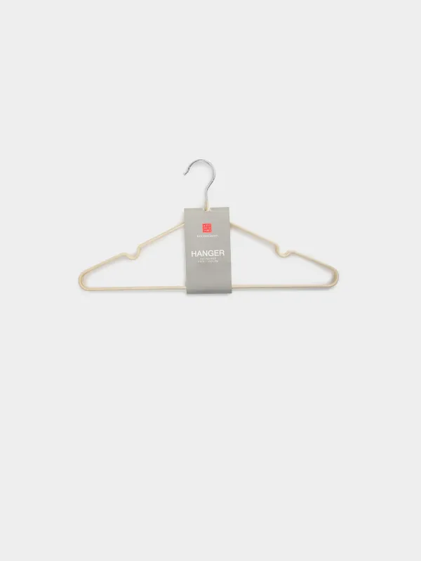 Hanger, 40 cm, 5 pcs, metal coated, beige, Colorful house, image-4