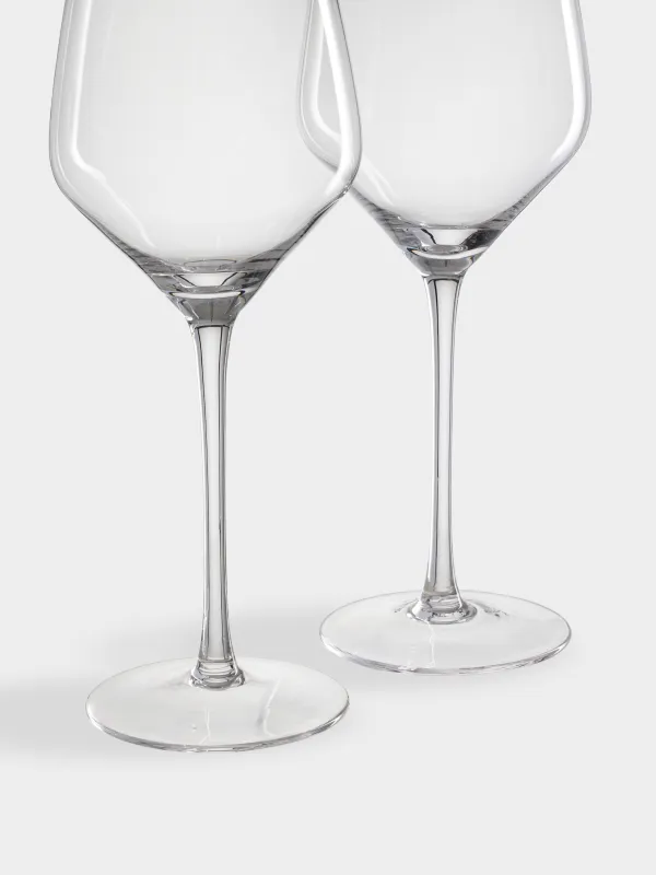 Drinking glass, 720 ml, 2 pcs, glass, Angel tear, image-4