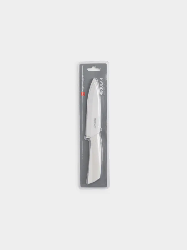 Slicing knife, 13 cm, with case, ceramic / plastic, milk, Regular, image-6