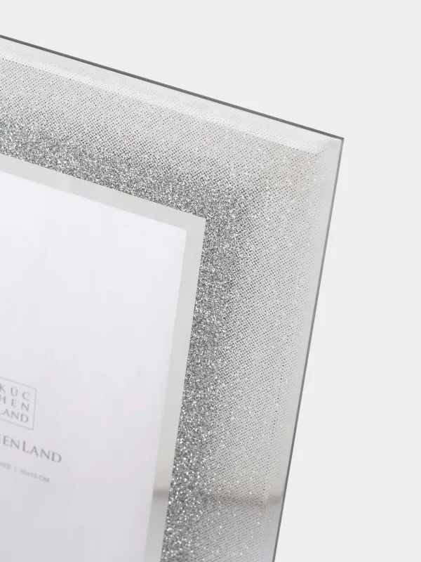 Photo frame, 17x22 cm, glass, silver, Actress, image-3