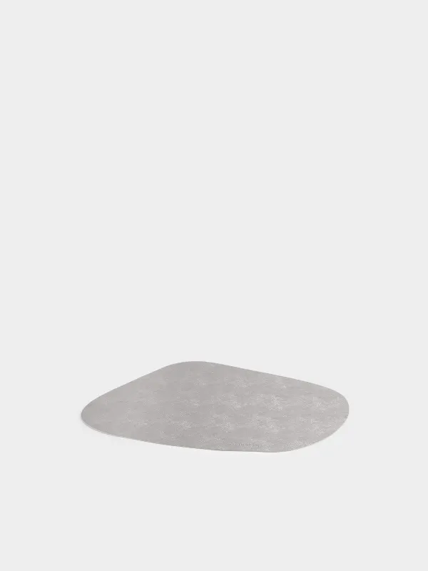 Placemat, 32x45 cm, PVC, curly, dark silver, Rock, image-1