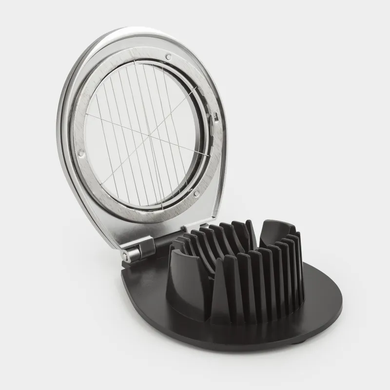 Egg slicer, 11 cm, 2 in 1, metal / plastic, silver-black, Start