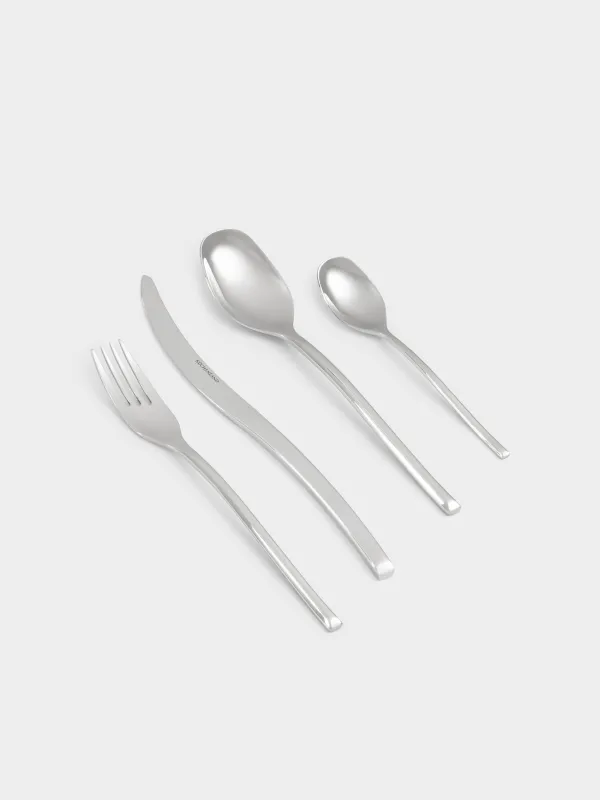 Kitchenware, 6 pers, 24 pcs, steel, New York City, image-1