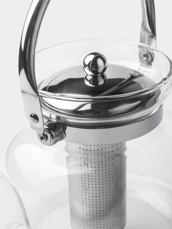 Teapot, 2.8 l, with brew screen, Used glass, Classic, image-5
