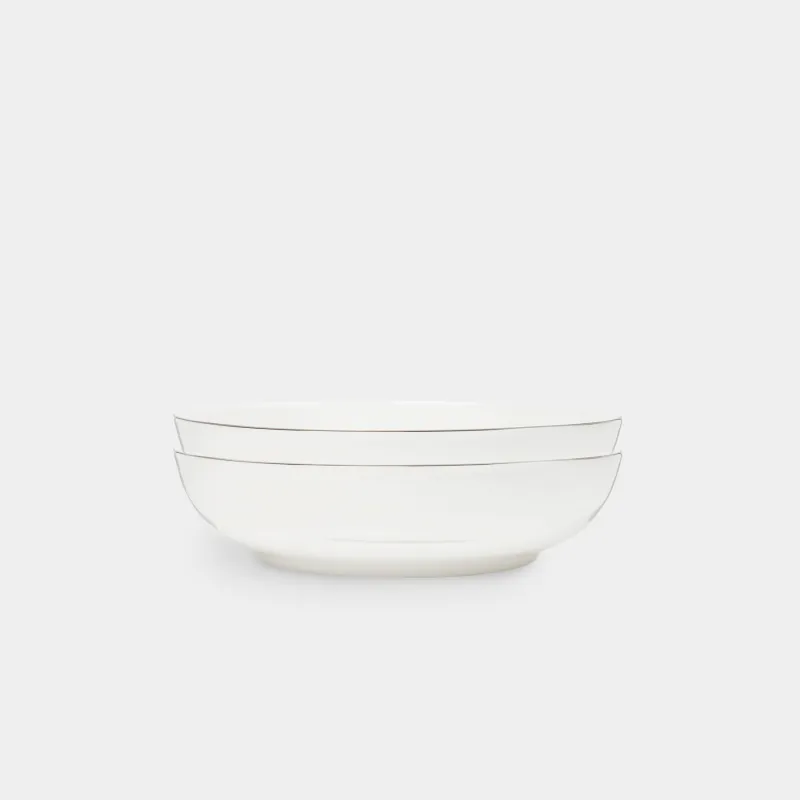 Soup plate, 20x4 cm, 800 ml, 2 pieces, porcelain F, Antarctica