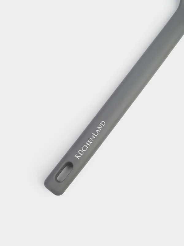 Ladle, 30 cm, silicone, grey, Grey steel, image-4