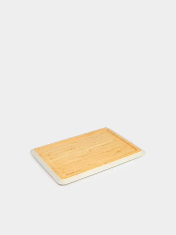 Dish, 33x24 cm, bamboo, rectangular, milk edging, Bamboo soft, image-0