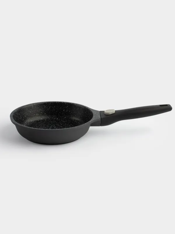 Frying pan, 20 cm, removable handle, coated, aluminum, Solution 2, image-3