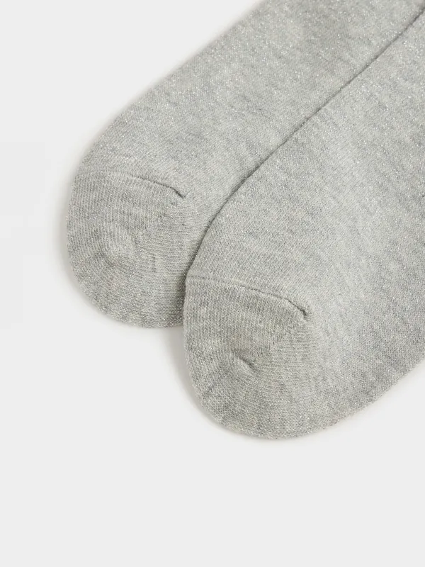 Women's socks, size 36-38, cotton / polyester, graphite, Glint, image-3