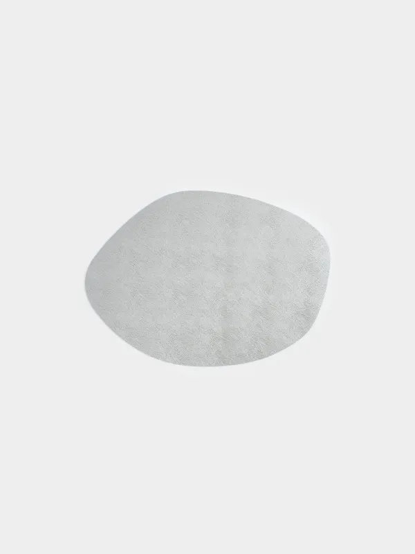 Napkin for appliances, 31x43 cm, double-sided, PVC, shaped, silver/gold, Rock, image-0