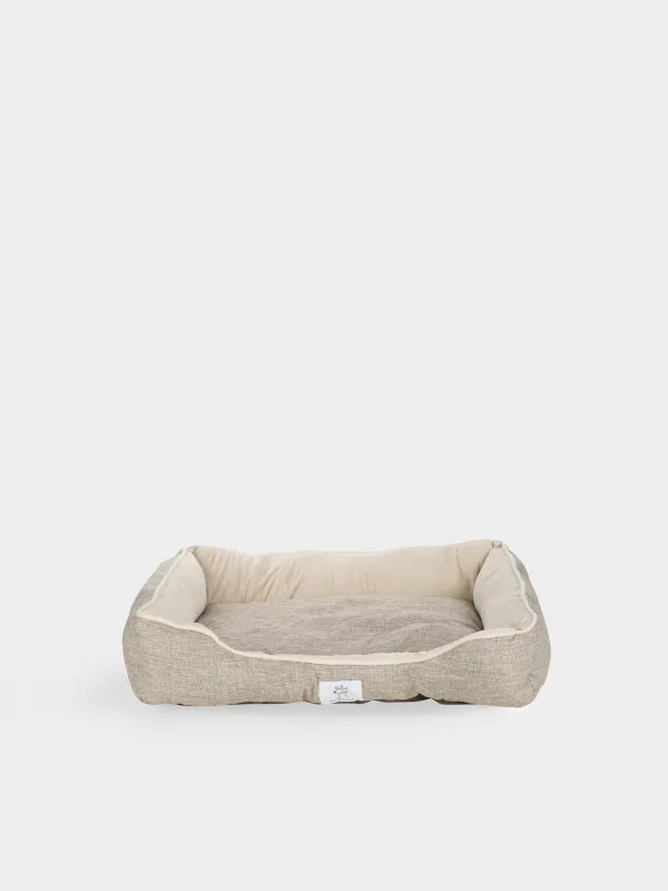 Animal lounger, 61x50x13 cm, polyester, beige, Funny pet, image-0