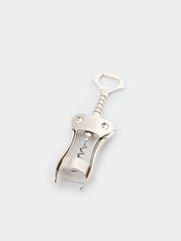 Lever corkscrew, 18 cm, metal, Easily, image-1