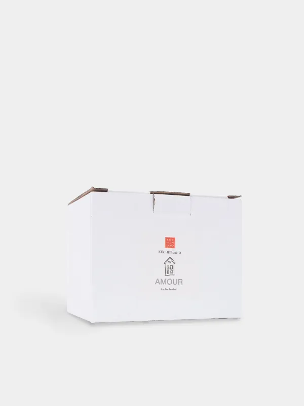 Mug, 350 ml, porcelain P, white, House, Amour, image-4