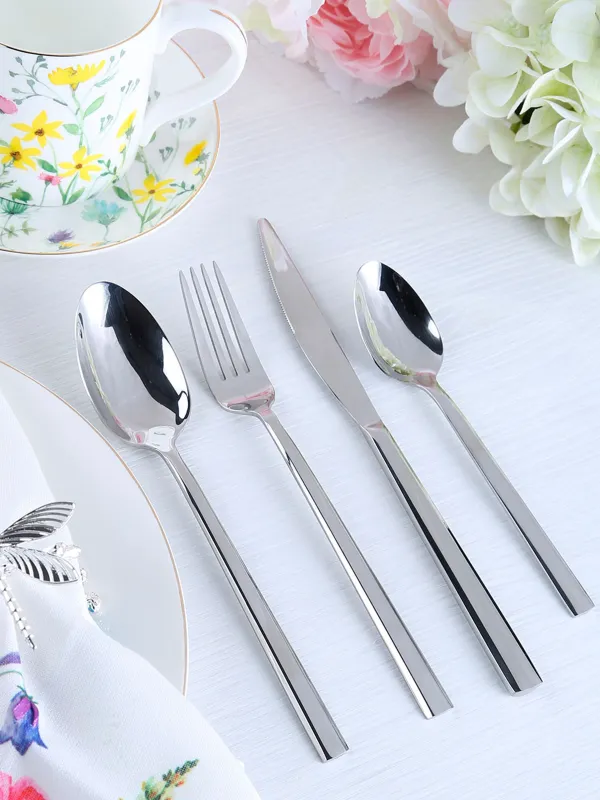 Kitchenware, 6 pers, 24 pr, steel, Rome, image-8