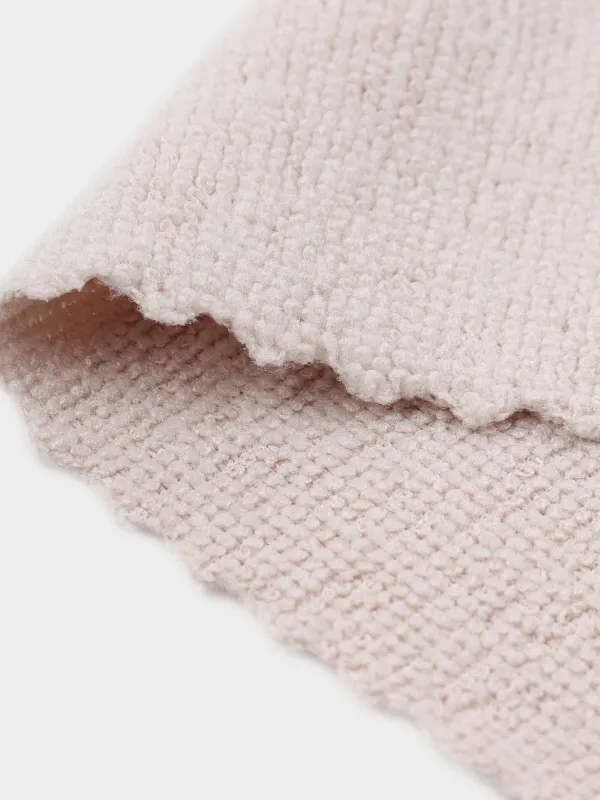 Cleaning cloth, 32x32 cm, 2 pcs, microfiber with lint, beige-pink, Clean, image-1