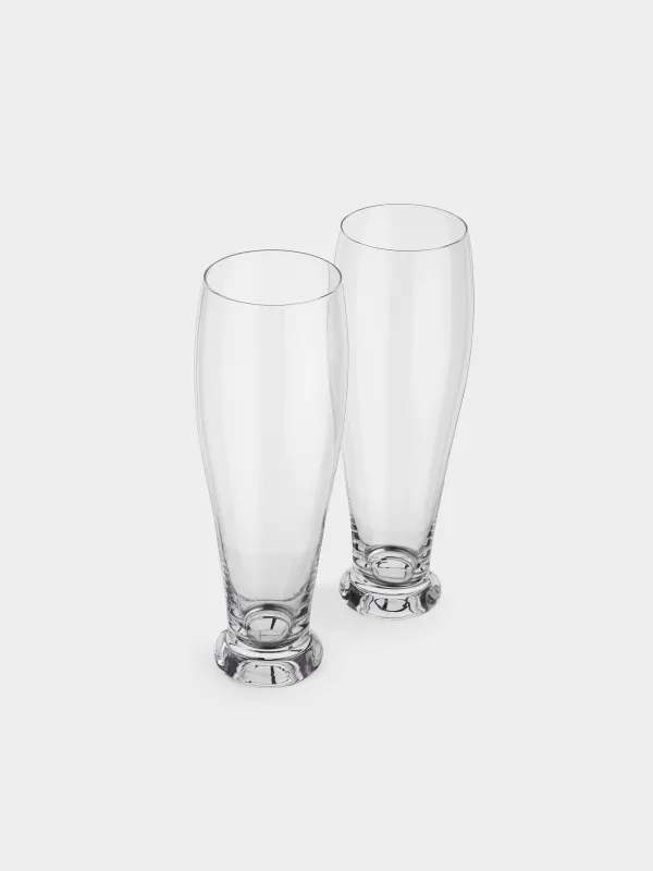 Drinking glass, 23 cm, 650 ml, 2 pcs, glass, Clear, image-1