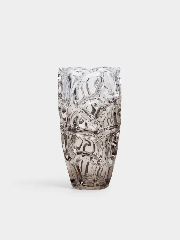 Flower vase, 29 cm, glass R, color, Patterns, Gala, image-0