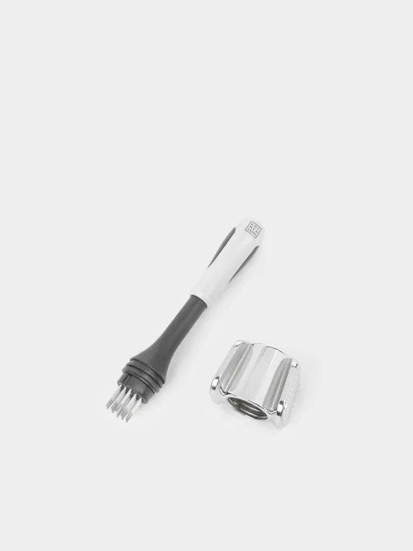 Meat chipping hammer, 23 cm, with tenderizer, grey, Lemsen, image-3