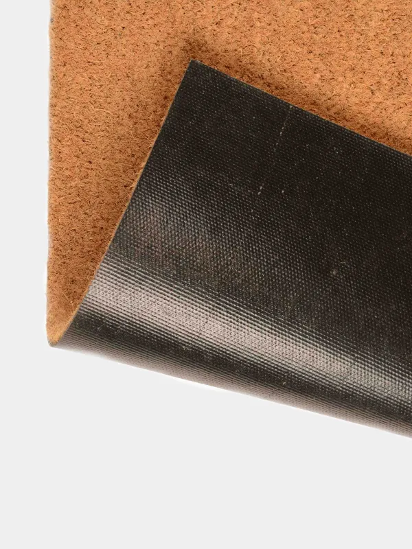 Door mat, 40x80 cm, coconut / PVC, brown, Basic, image-3