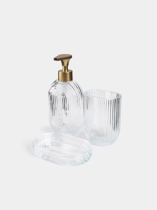 Bathroom tumbler, 11 cm, glass, Benli, image-5