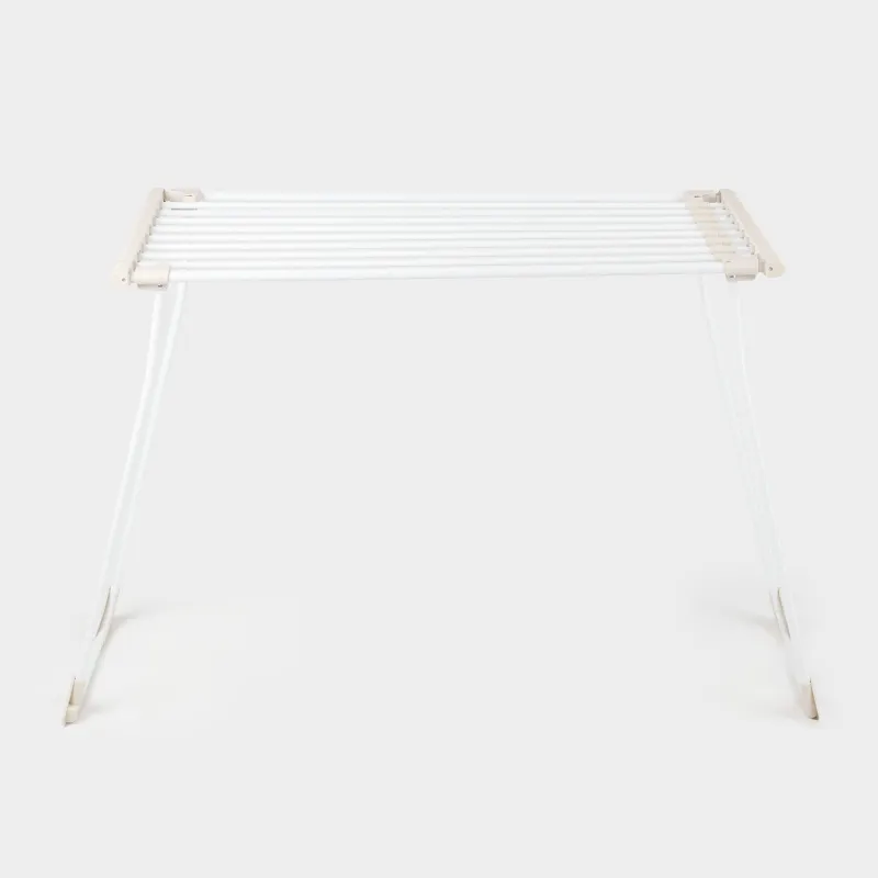 Floor-standing clothes dryer, 200x55 cm, sliding, metal, beige, Compact