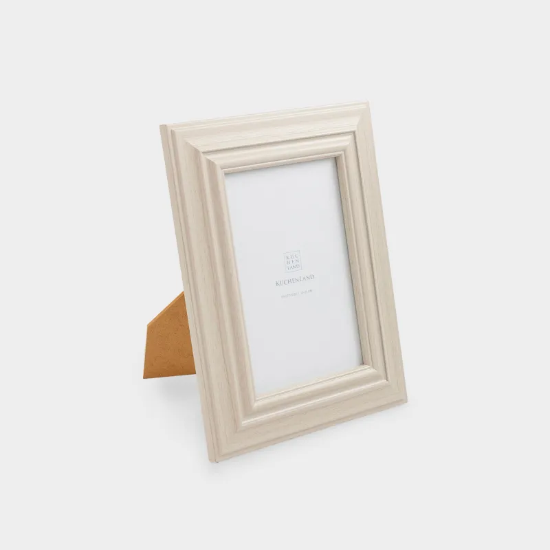 Photo frame, 16x21 cm, plastic / glass, beige, Gallery
