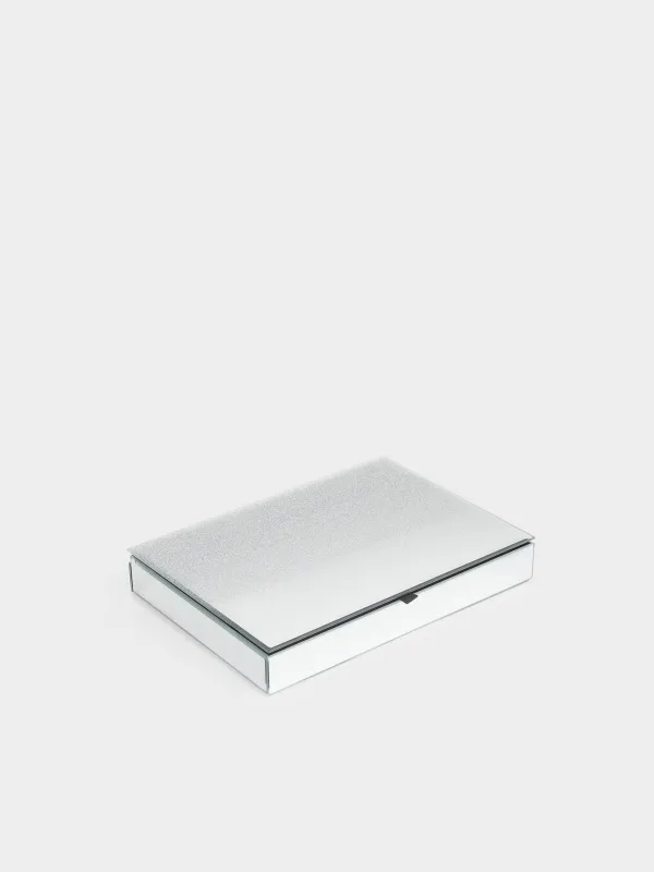 Jewelry box, 25x18 cm, glass, mirror, Actress, image-1