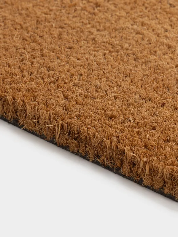Door mat, 40x80 cm, coconut / PVC, brown, Basic, image-2