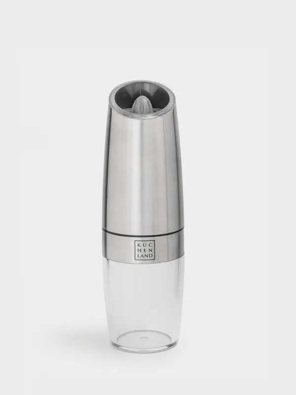 Spice mill, 20 cm, Gravity, Steel / Acrylic, LED W, Spicy, image-0
