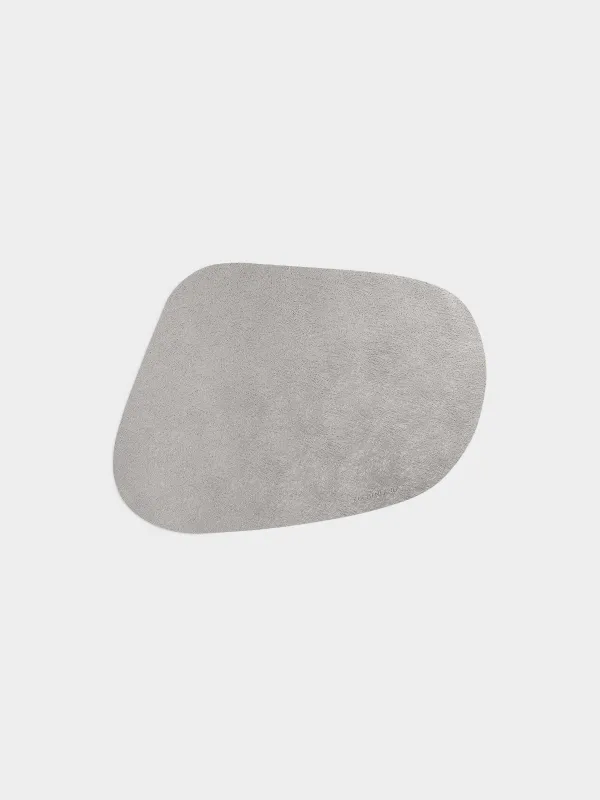 Placemat, 32x45 cm, PVC, curly, dark silver, Rock, image-0