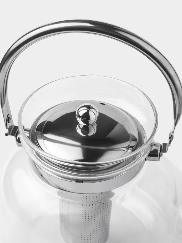 Teapot, 2.8 l, with brew screen, Used glass, Classic, image-2