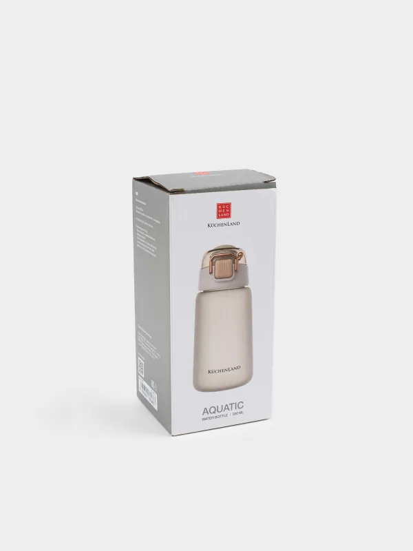 Water bottle, 500 ml, plastic, Beige, Aquatic, image-6