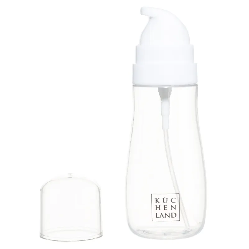 Set of travel bottles, 2 pcs, with dispenser, plastic, white, Basic, image-1
