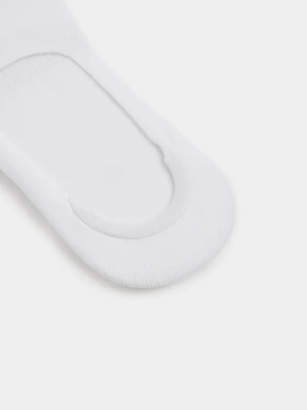 Men's track socks, Size 39-42, cotton / polyester, white, Basic, image-2