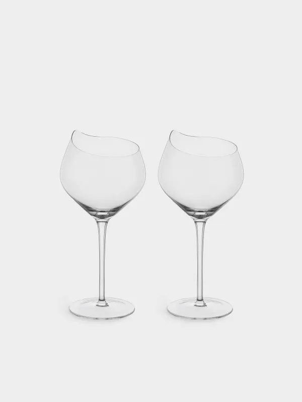 Drinking glass, 480 ml, 2 pcs, crystal glass, Charm L wavy, image-0